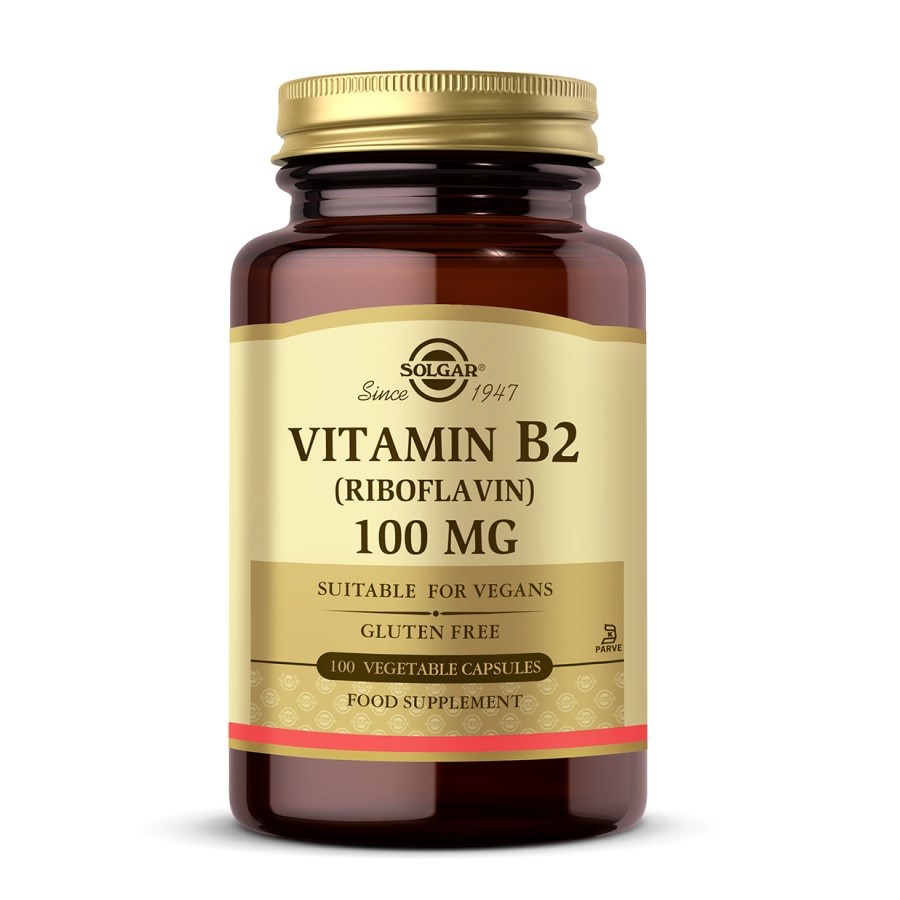 Solgar Vitamin B2 100 mg 100 Kapsül