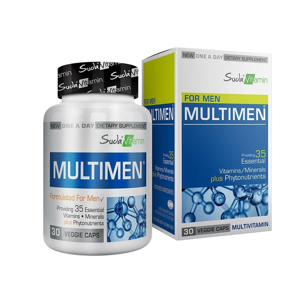 Suda Vitamin For Men Multimen 30 Bitkisel Kapsül