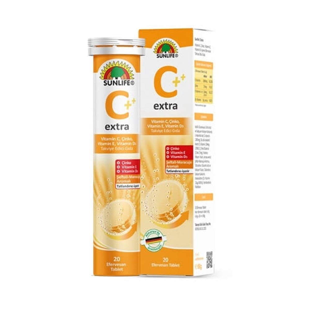 Sunlife C Extra 20 Efervesan Tablet