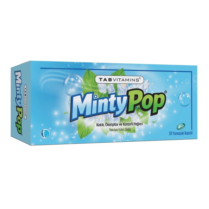 Tabvitamins Mintypop 30 Yumuşak Kapsül