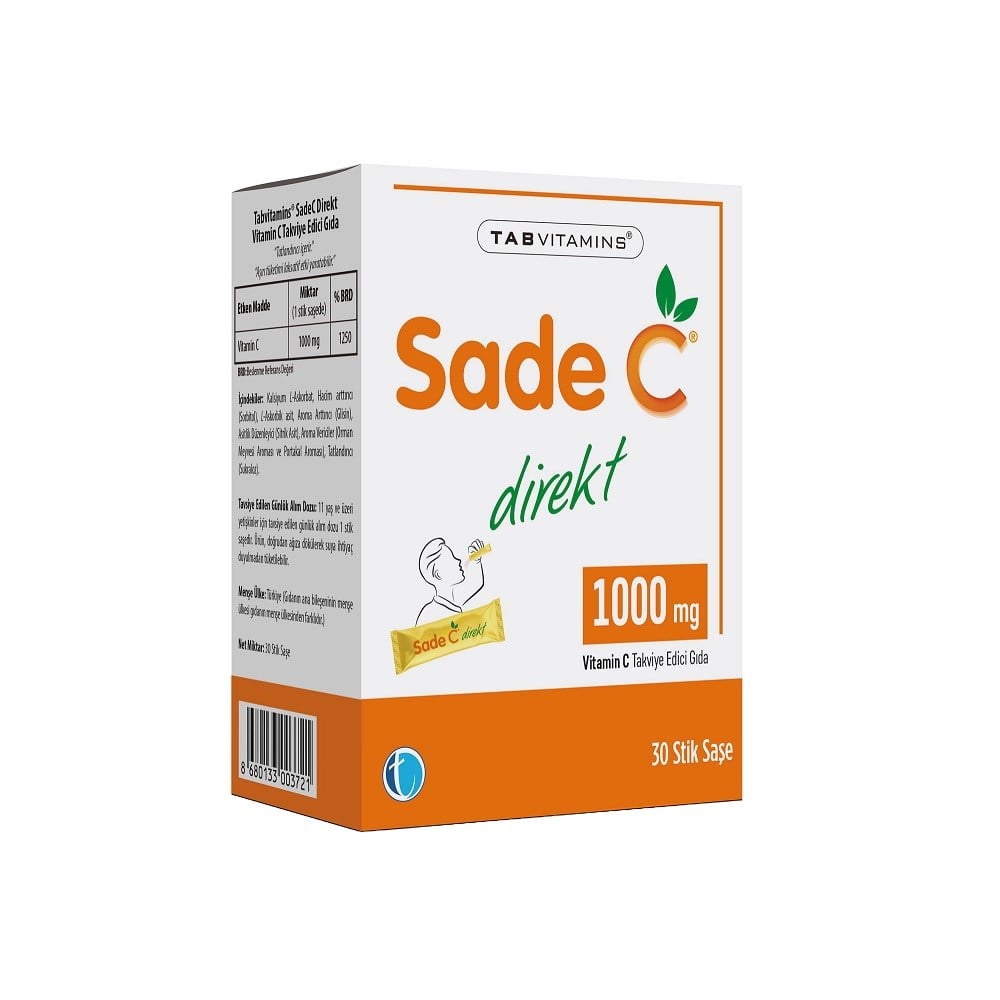 Tabvitamins Sade C 30 Stik Saşe