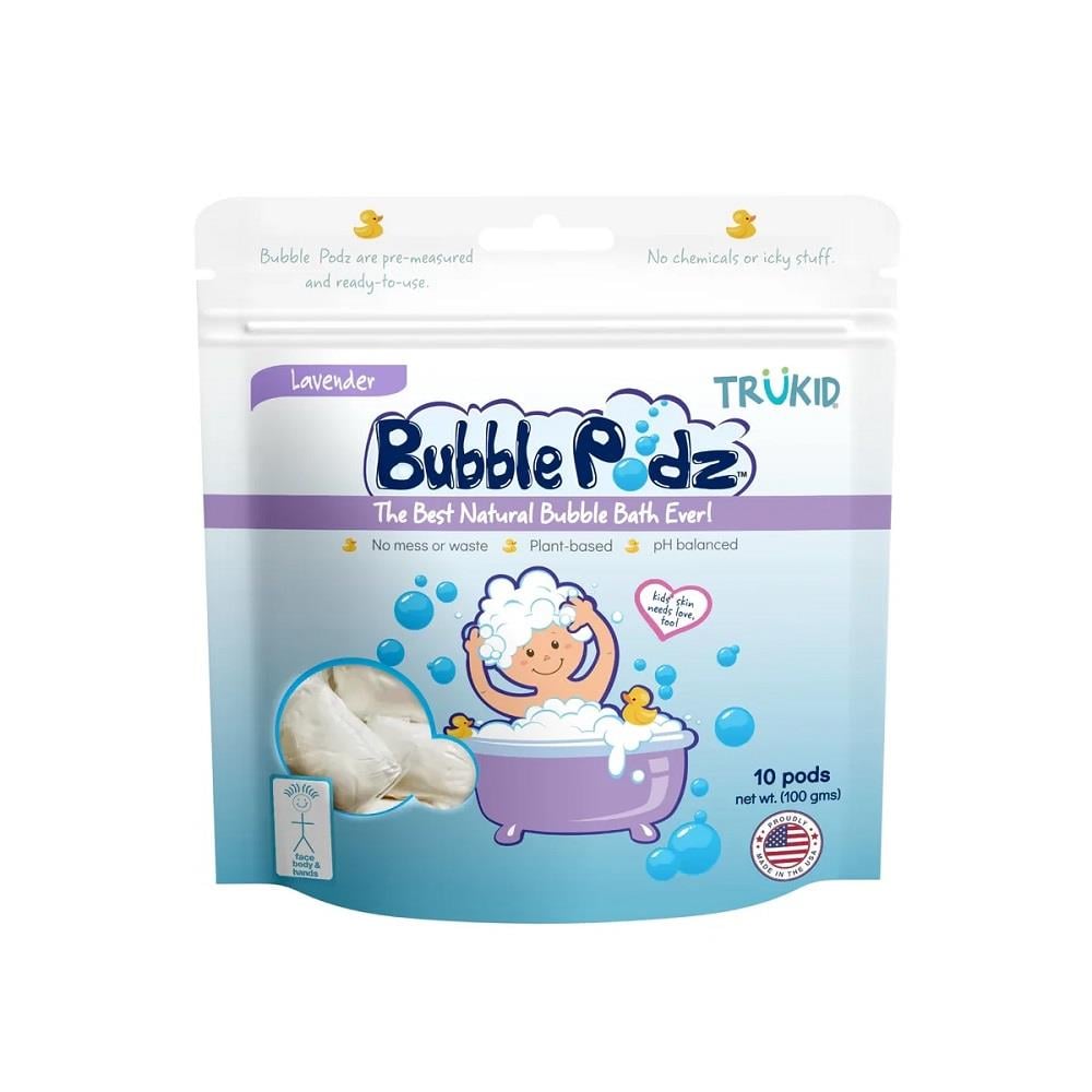 TruKid Bubble Podz Lavender Scented Bubble Bath 10 Adet 
