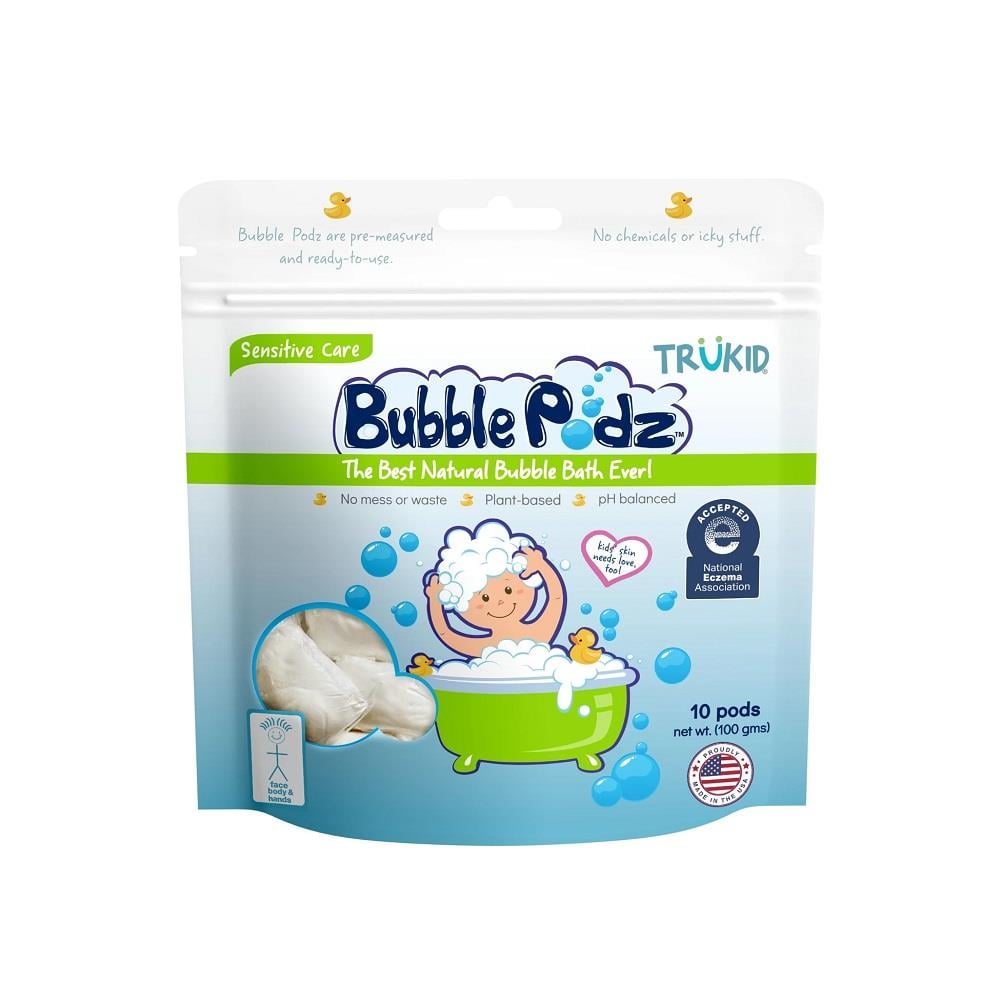 TruKid Bubble Podz Sensitive Care (Eczema) Unscented Bubble Bath 10 adet