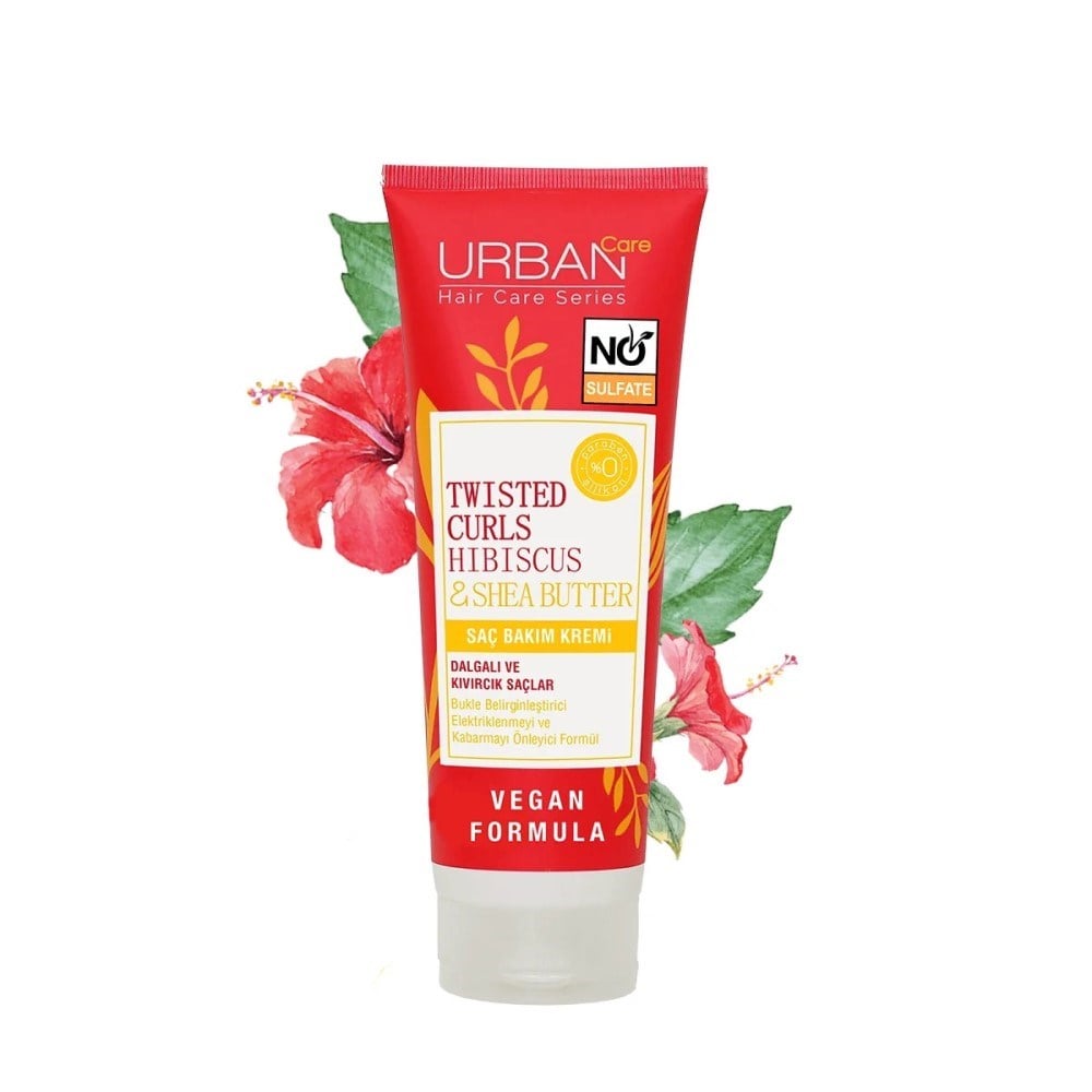 Urban Care Twisted Curls Hibiscus & Shea Butter Sülfatsız Saç Bakım Kremi 250 ml