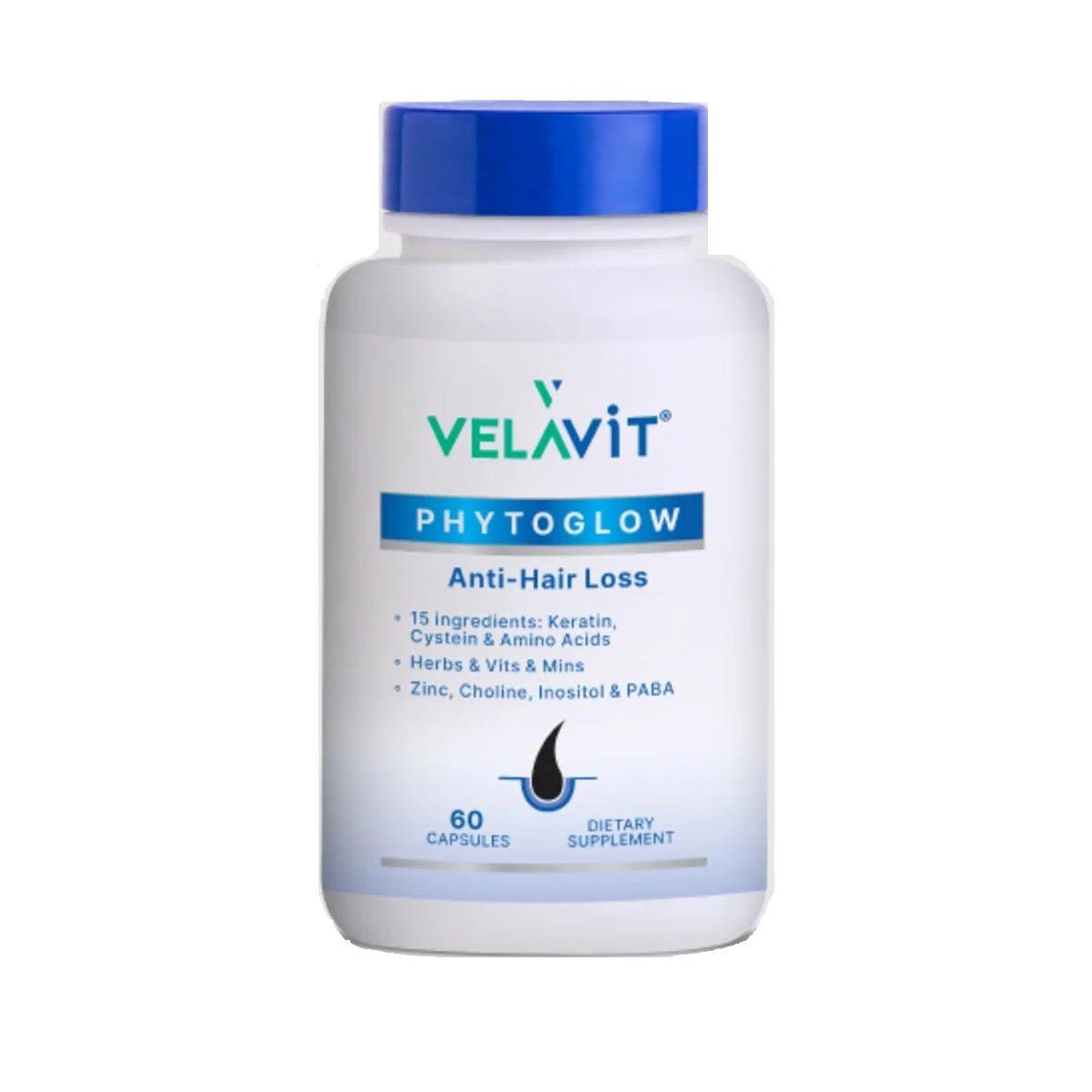 Velavit Phytoglow Anti-Hair Loss 60 Kapsül