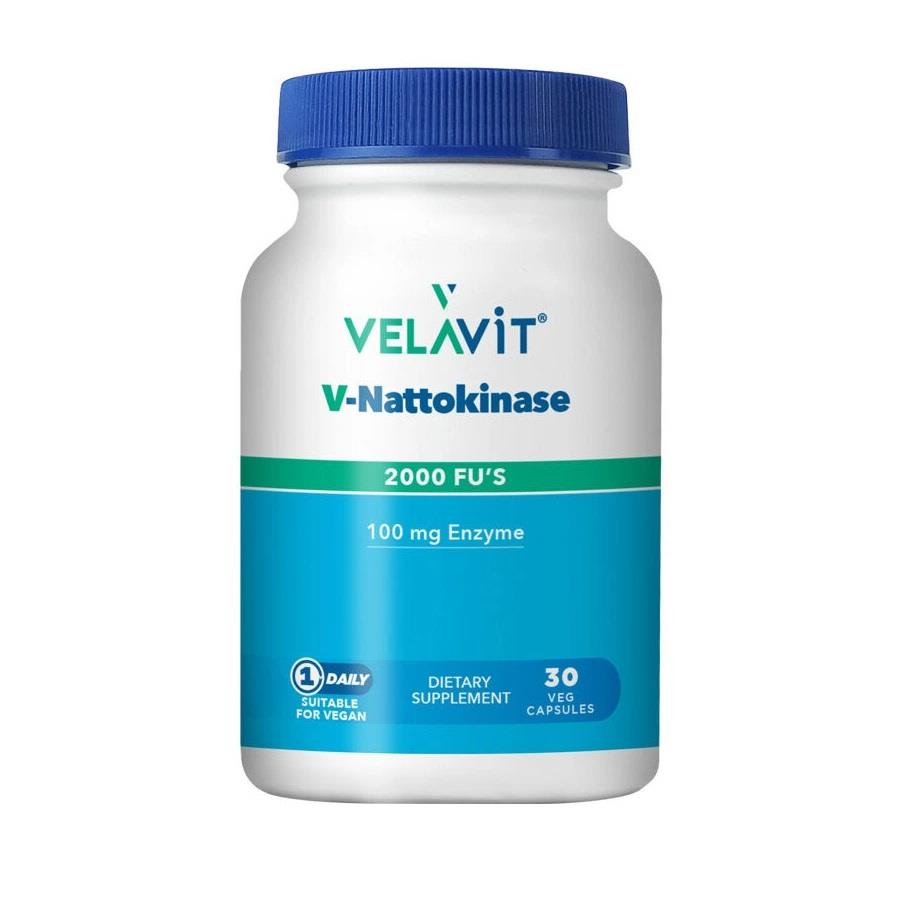 Velavit V-Nattokinase Takviye Edici Gıda 30 Kapsül