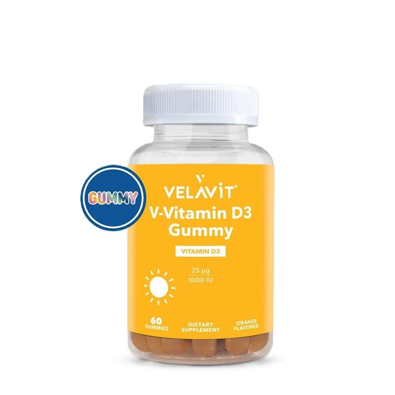 Velavit V-Vitamin D3 Gummy 60 Çiğnenebilir Form