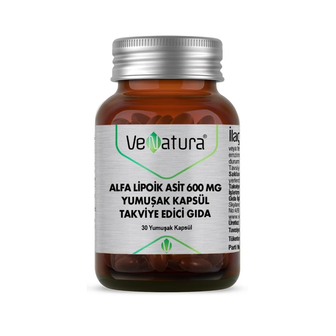 VeNatura Alfa Lipoik Asit 600 mg 30 Kapsül