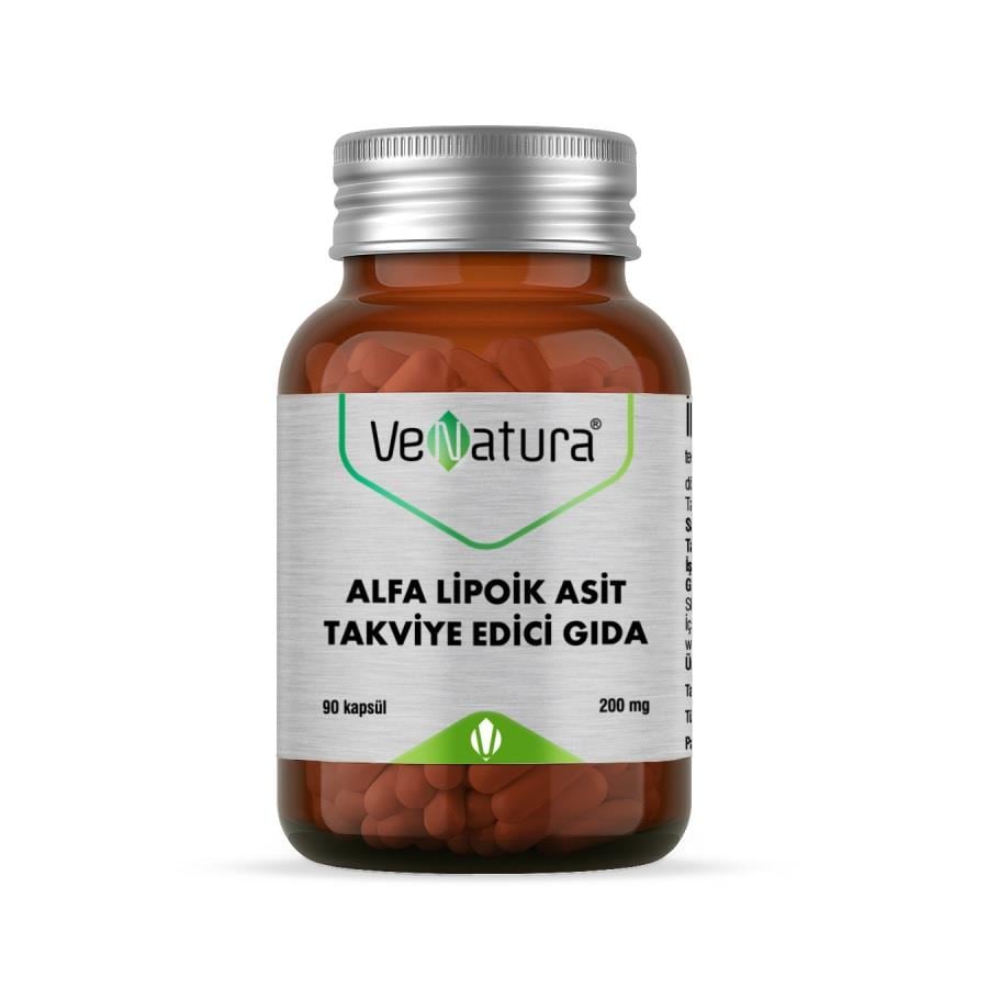 VeNatura Alfa Lipoik Asit Takviye Edici Gıda 90 Kapsül