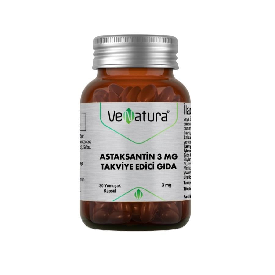 VeNatura Astaksantin 3 mg 30 Kapsül