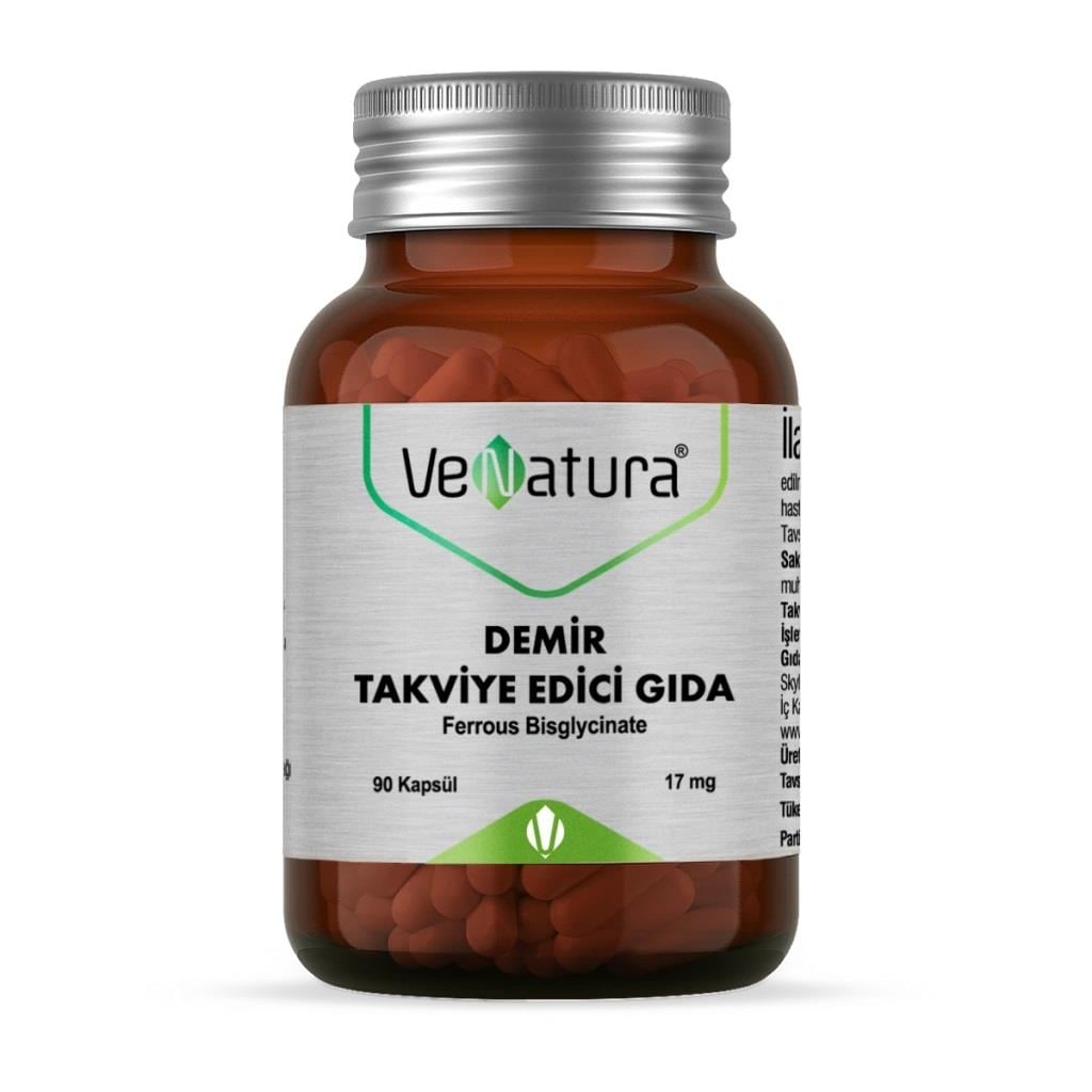 VeNatura Demir 17 mg 90 Kapsül
