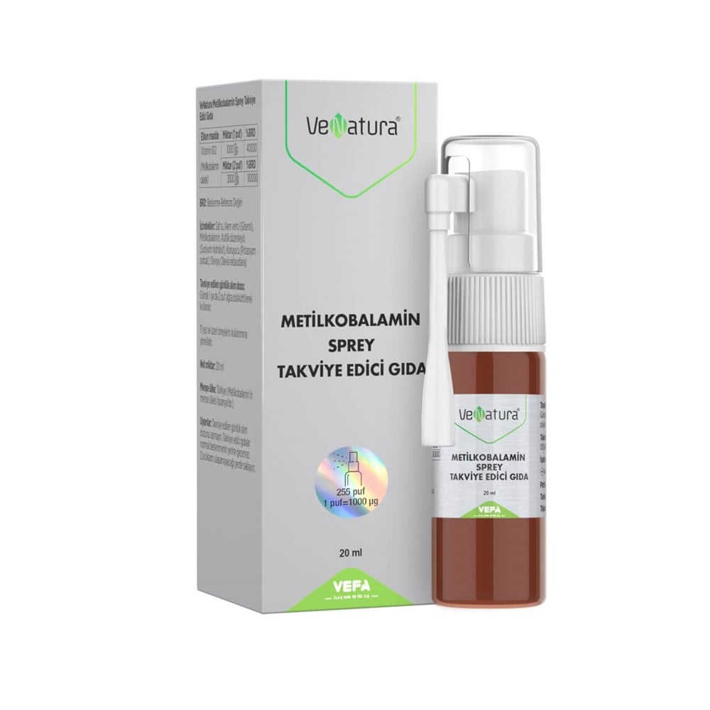 VeNatura Metilkobalamin Sprey 20 ml