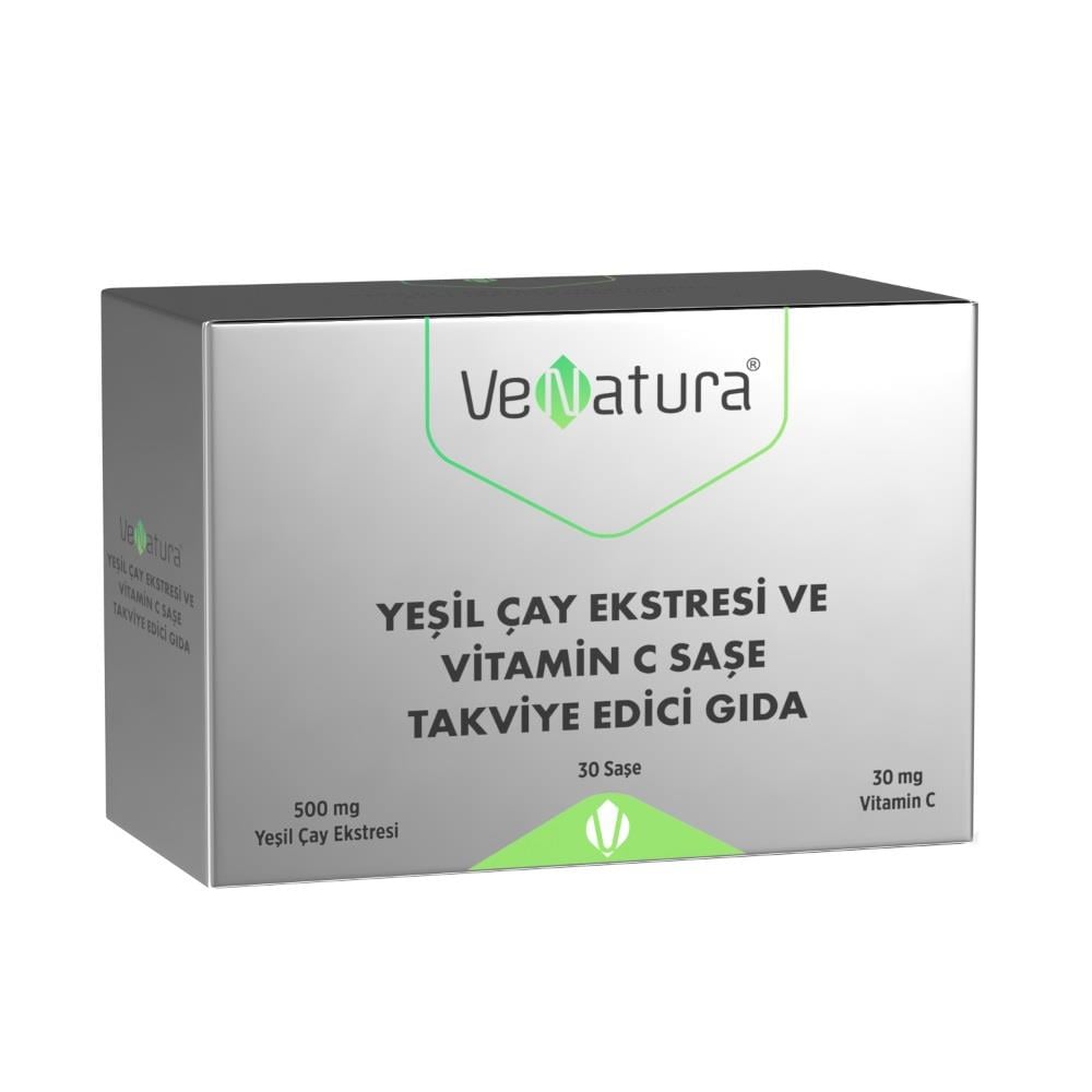VeNatura Yeşil Çay Ekstresi ve Vitamin C 30 Saşe 