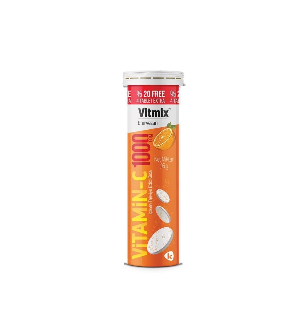 Vitmix Vitamin C 1000 mg 24 Efervesan Tablet