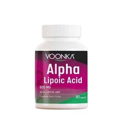 Voonka Alpha Lipoic Acid 600 mg 30 Kapsül