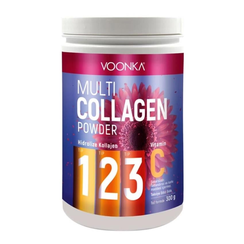 Voonka Multi Collagen Powder + Vitamin C 300 gr
