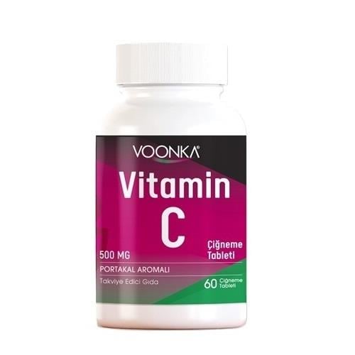 Voonka Vitamin C 500 mg 60 Çiğneme Tablet