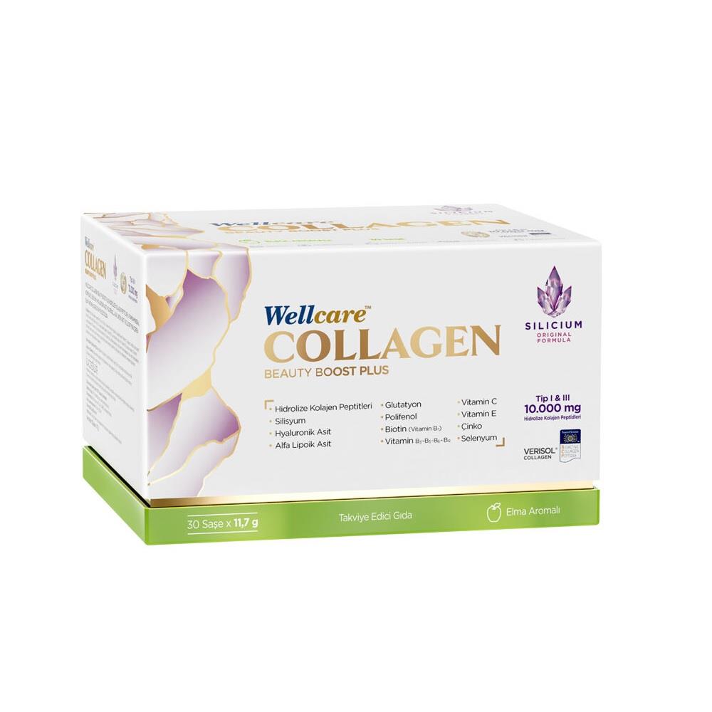 Wellcare Collagen Beauty Boost Plus Elma Aromalı 30 Saşe