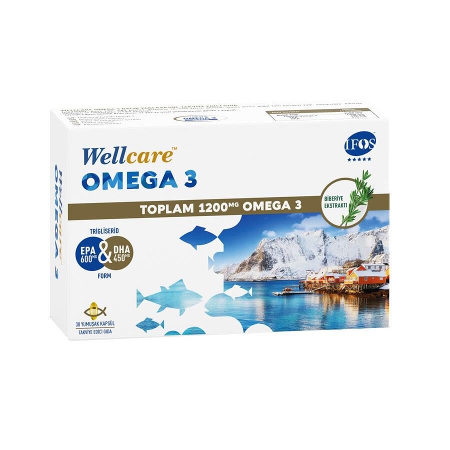 Wellcare Omega 3 30 Kapsül
