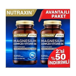 Nutraxin Magnesium Complex İkili Paket