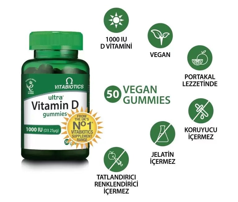Vitabiotics Ultra Vitamin D Gummies