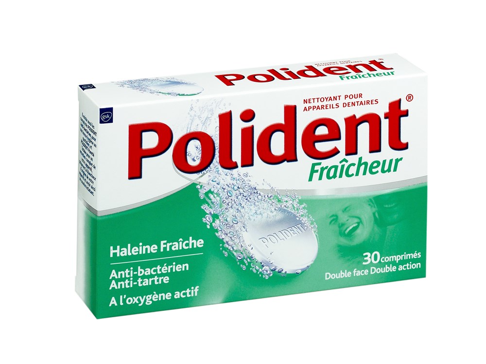 Polident Blancheur Protez Diş Temizleme Tableti 60lık