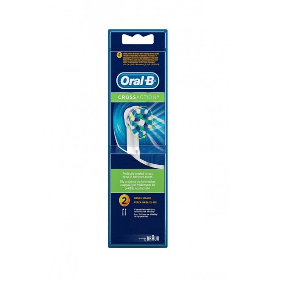 Oral-B CrossAction Yedek Başlık 2'li