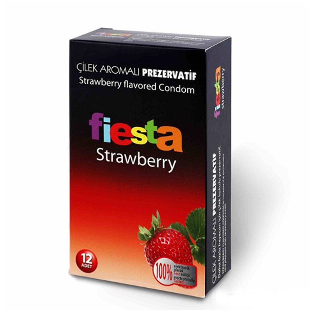 Fiesta Strawberry - Çilek Aromalı Prezervatif