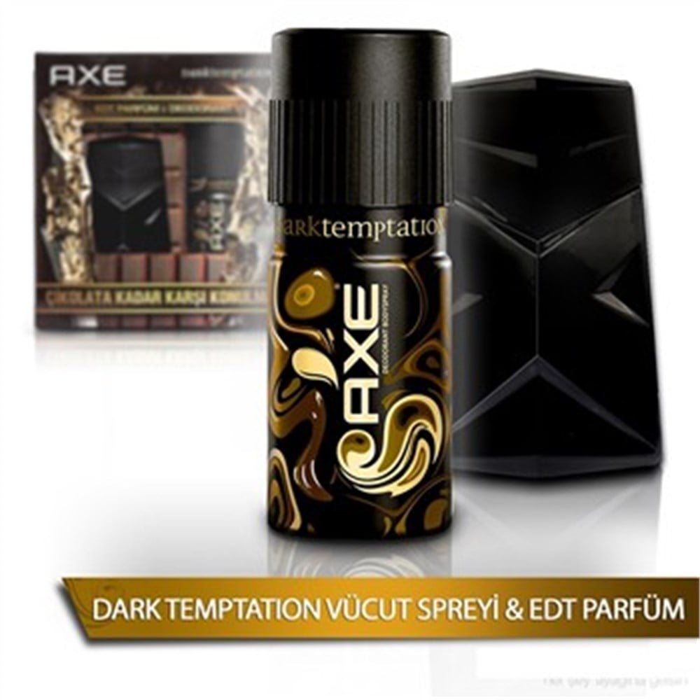 AXE Dark Temptation EDT Parfüm - Deodorant Seti