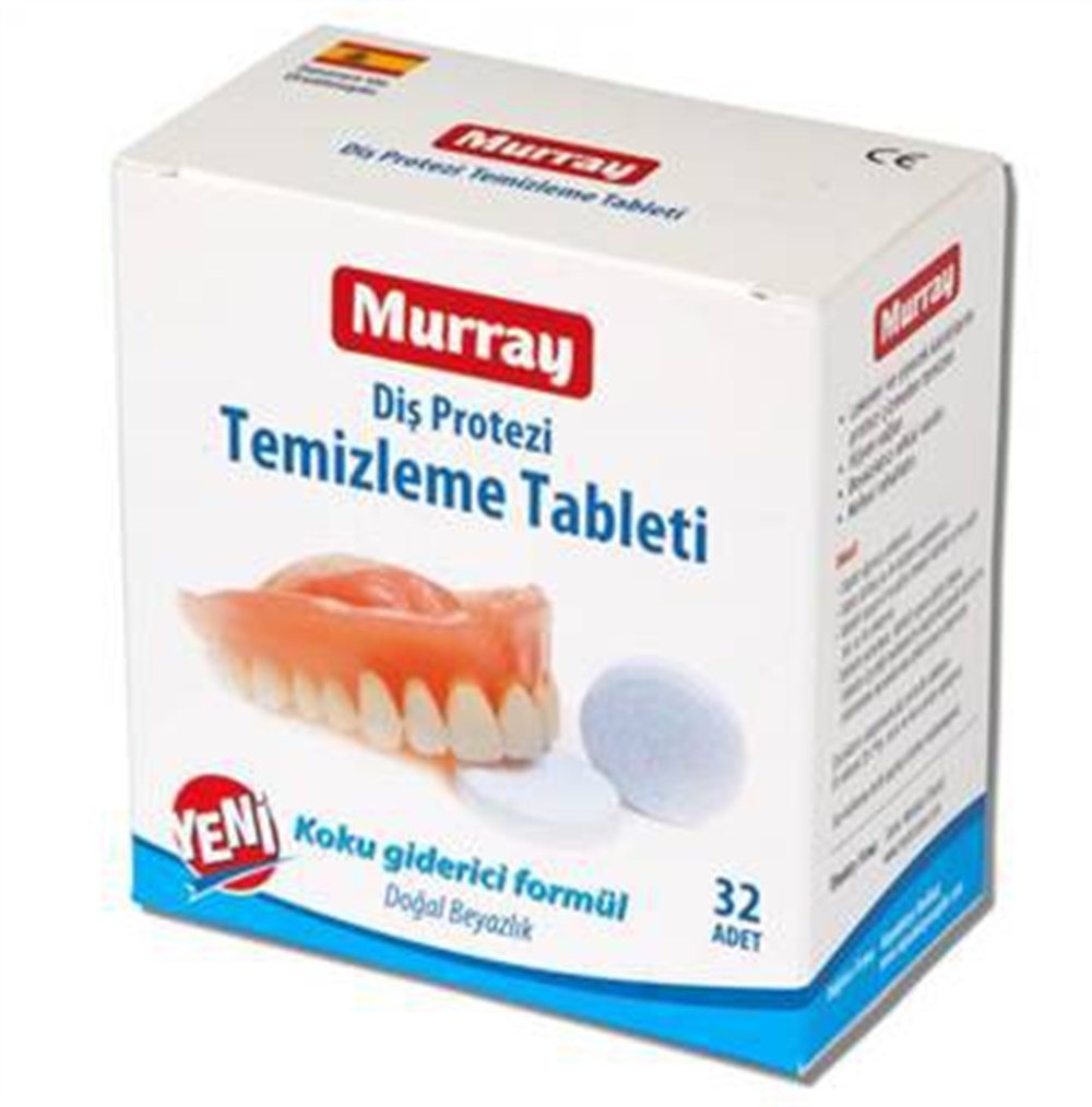 Murray Diş Protezi Temizleme Tableti - 32li