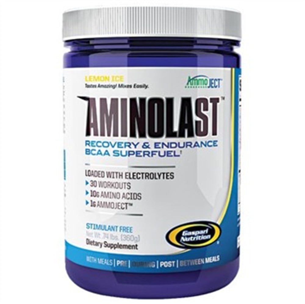 Gaspari Nutrition Aminolast Lemon Ice 30 Service