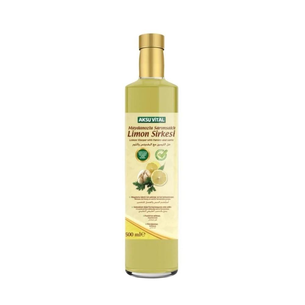 Aksu Vital Maydanozlu Sarımsaklı Limon Sirkesi 500 ml