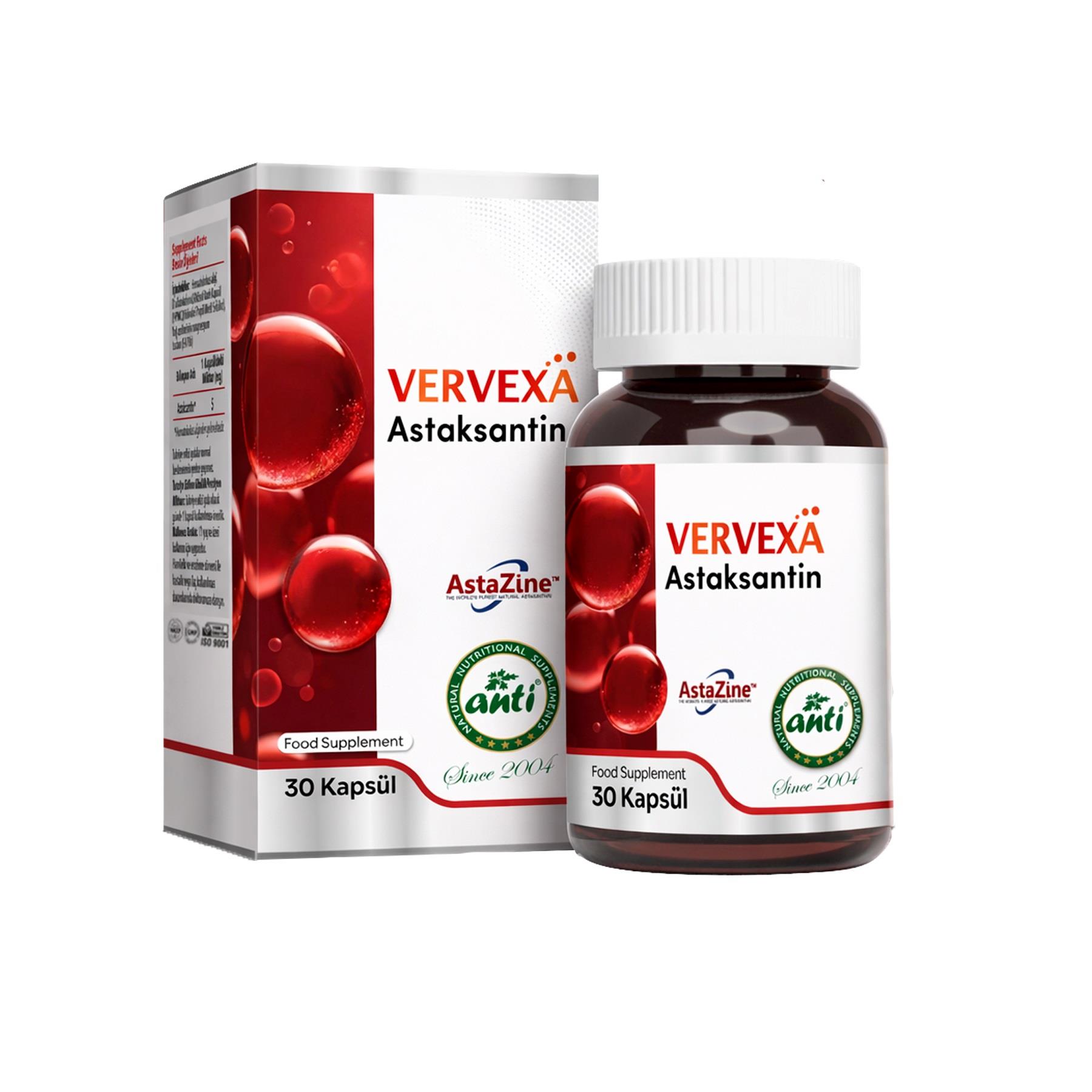 Anti Vervexa Astaksantin 30 Kapsül