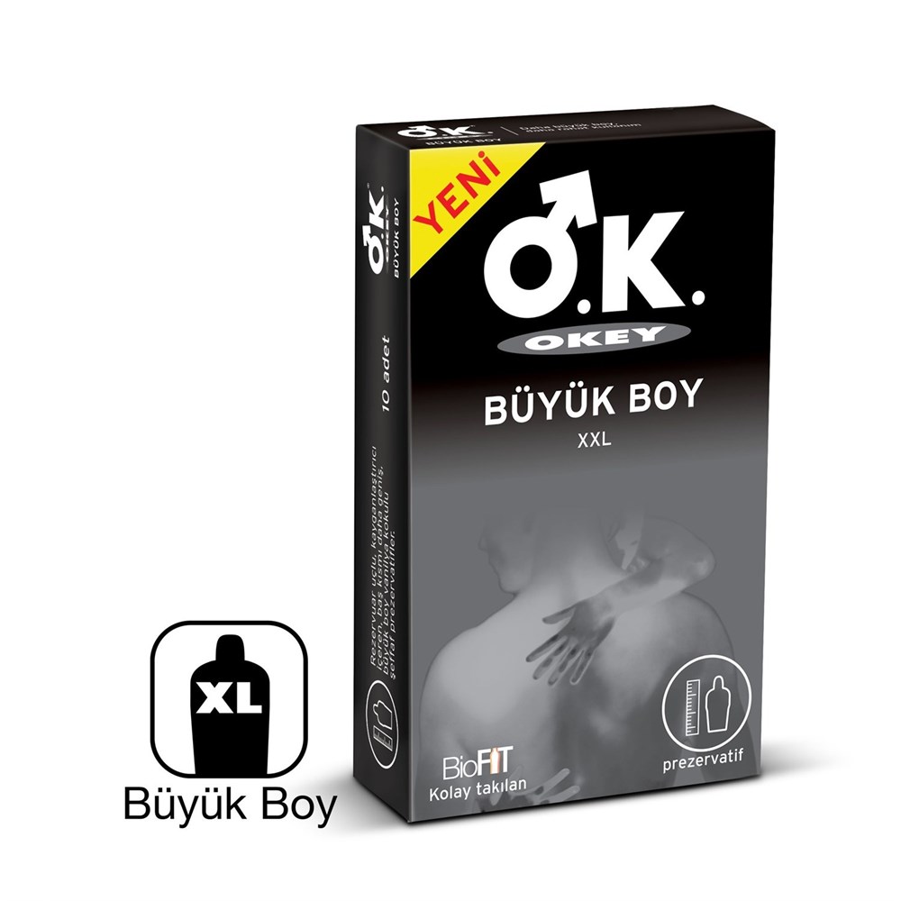 Prezervatif Okey XXL Özel