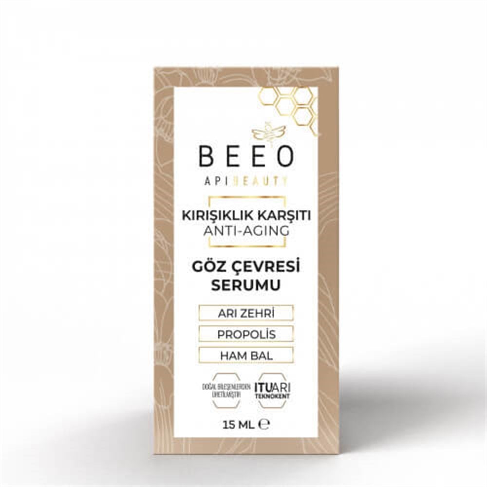 Bee'O Apibeauty Kırışıklık Karşıtı Anti-Aging Göz Çevresi Serumu 15 ml