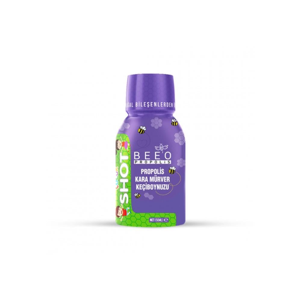 Bee'O Propolis Kids Kara Mürver Shot 50 ml