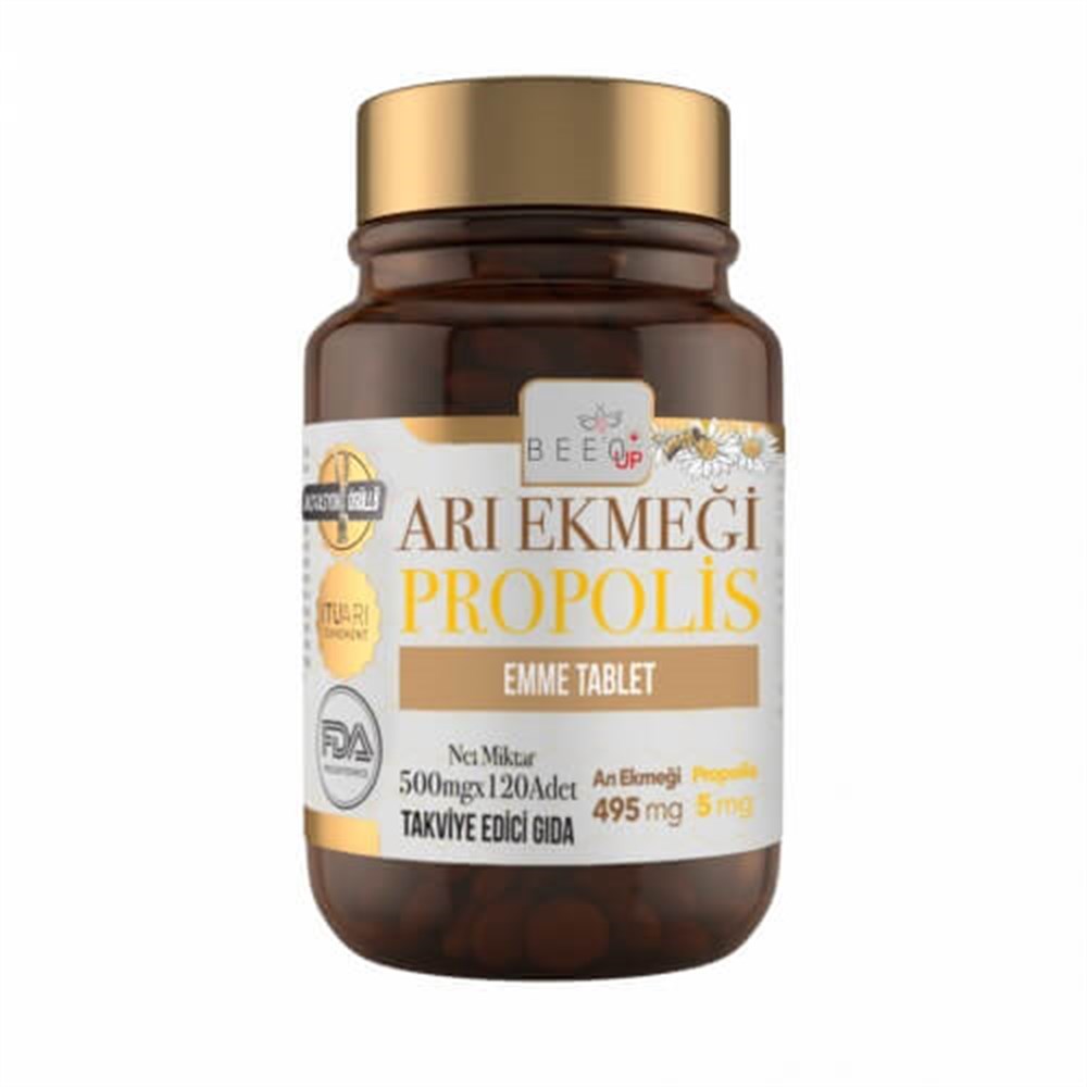 Bee'O UP Arı Ekmeği + Propolis 120 Emme Tablet