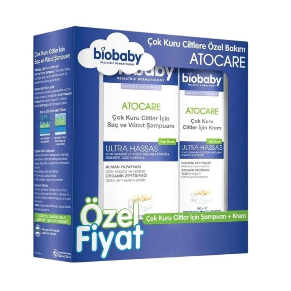 Biobaby Atocare Çok Kuru Ciltlere Özel Bakım Seti