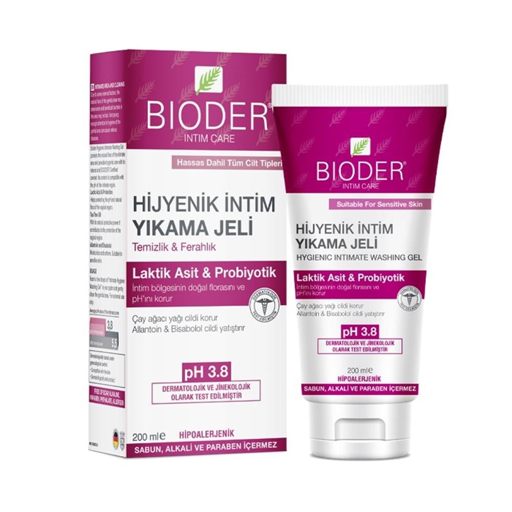Bioder Hijyenik İntim Yıkama Jeli 200 ml