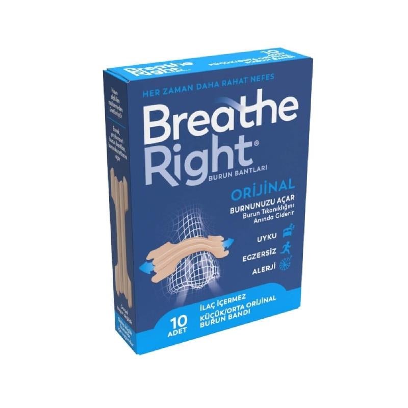 Breathe Right Burun Bandı 10 Adet