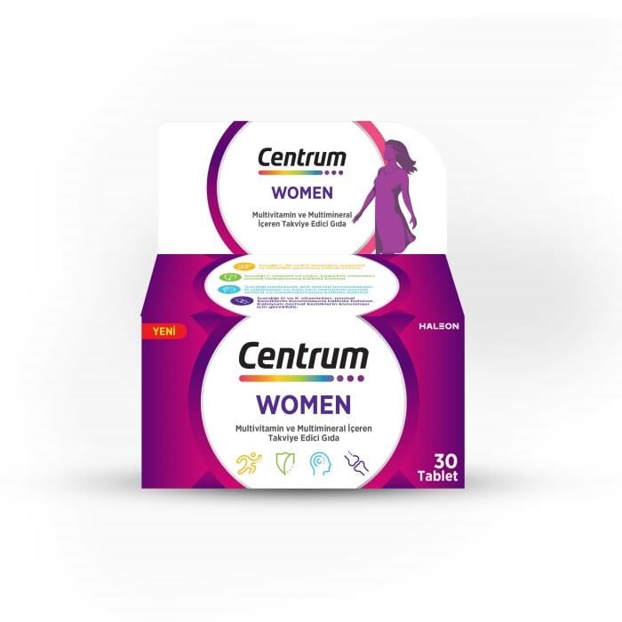 Centrum Women Multivitamin ve Multimineral 30 Tablet