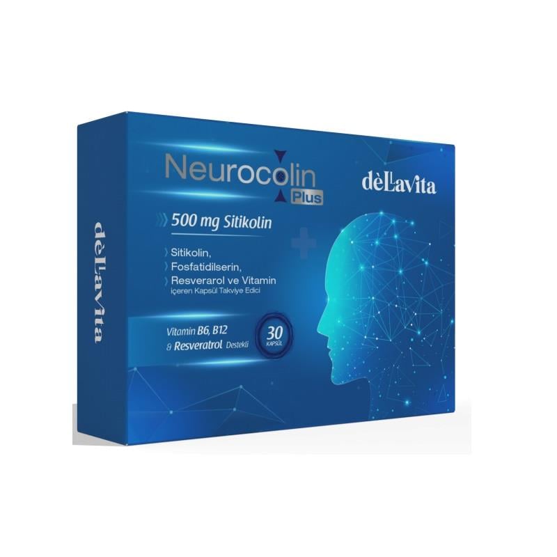 Dellavita Neurocolin Plus Sitikolin 500 mg 30 Kapsül