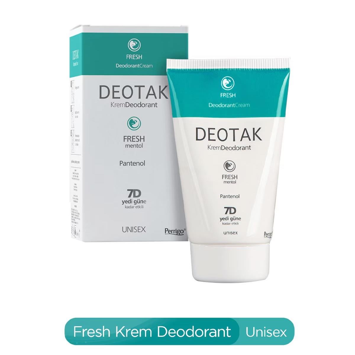 Deotak Fresh Mentol Deodorant Krem