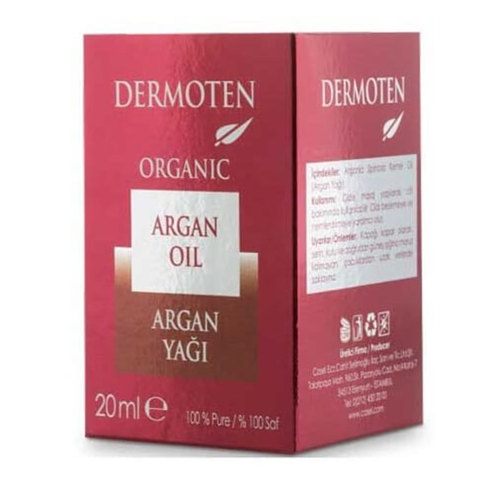Dermoten Organik Argan Yağı 20 ml