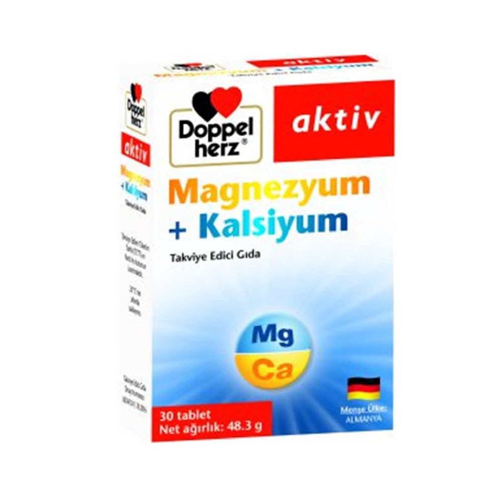 Doppelherz Aktiv Magnezyum + Kalsiyum 30 Tablet
