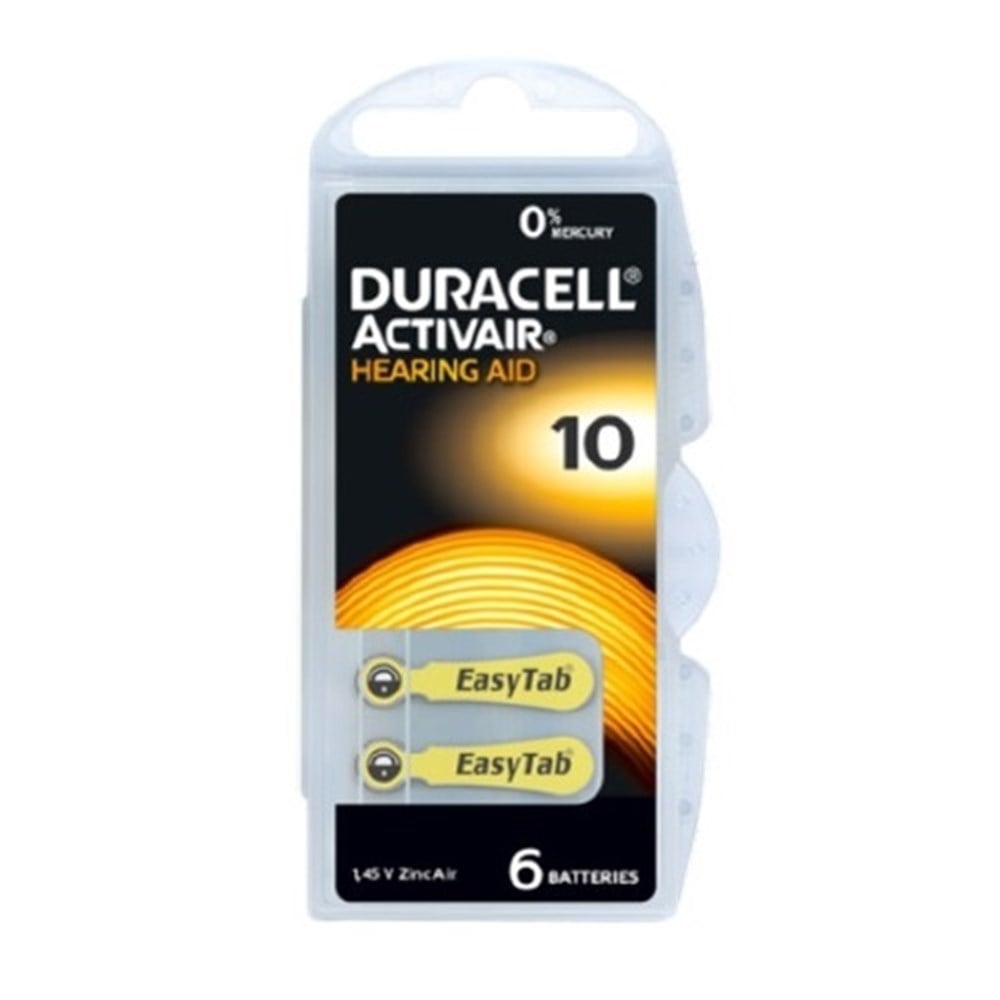 Duracell Activair İşitme Cihazı Pili No: 10