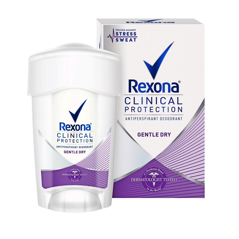 Rexona Clinical Protection Gentle Dry Antiperspirant Krem Deodorant