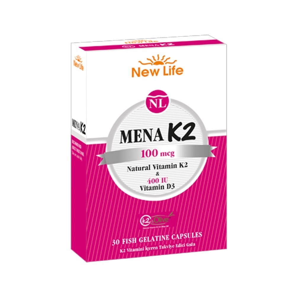 New Life Mena K2 30 Kapsül