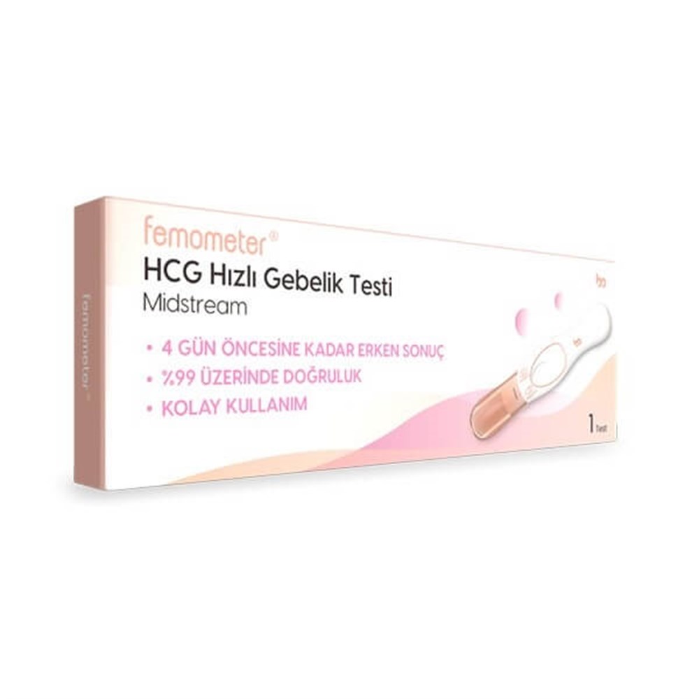 Femometer hCG Hızlı Gebelik Testi