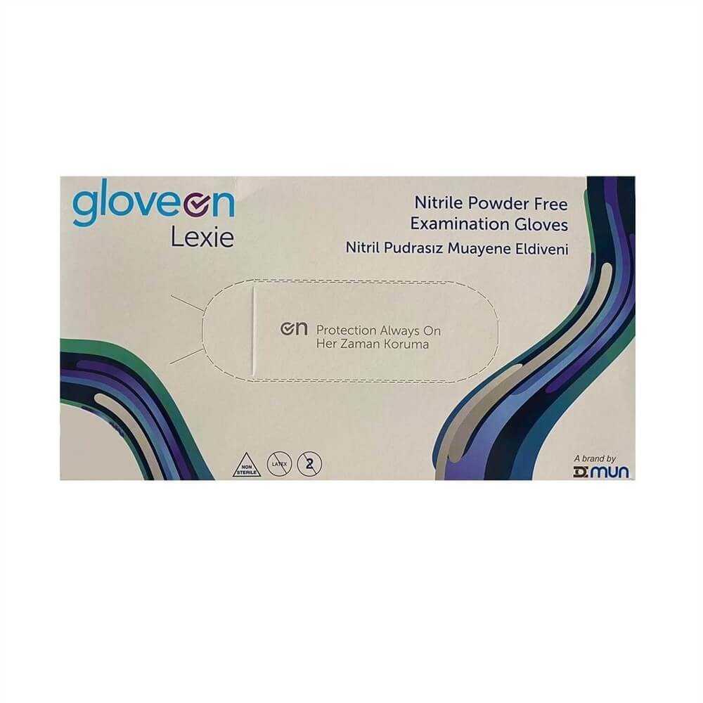 Glove Nitril Pudrasız Muayene Eldiveni Large